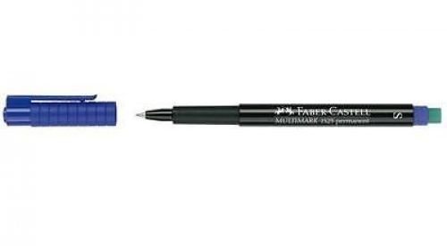 MARCADOR FABER-CASTELL MULTIMARK PERMANENT 1523-S AZUL , Faber castell , MARCFAB019 , 4005401523512